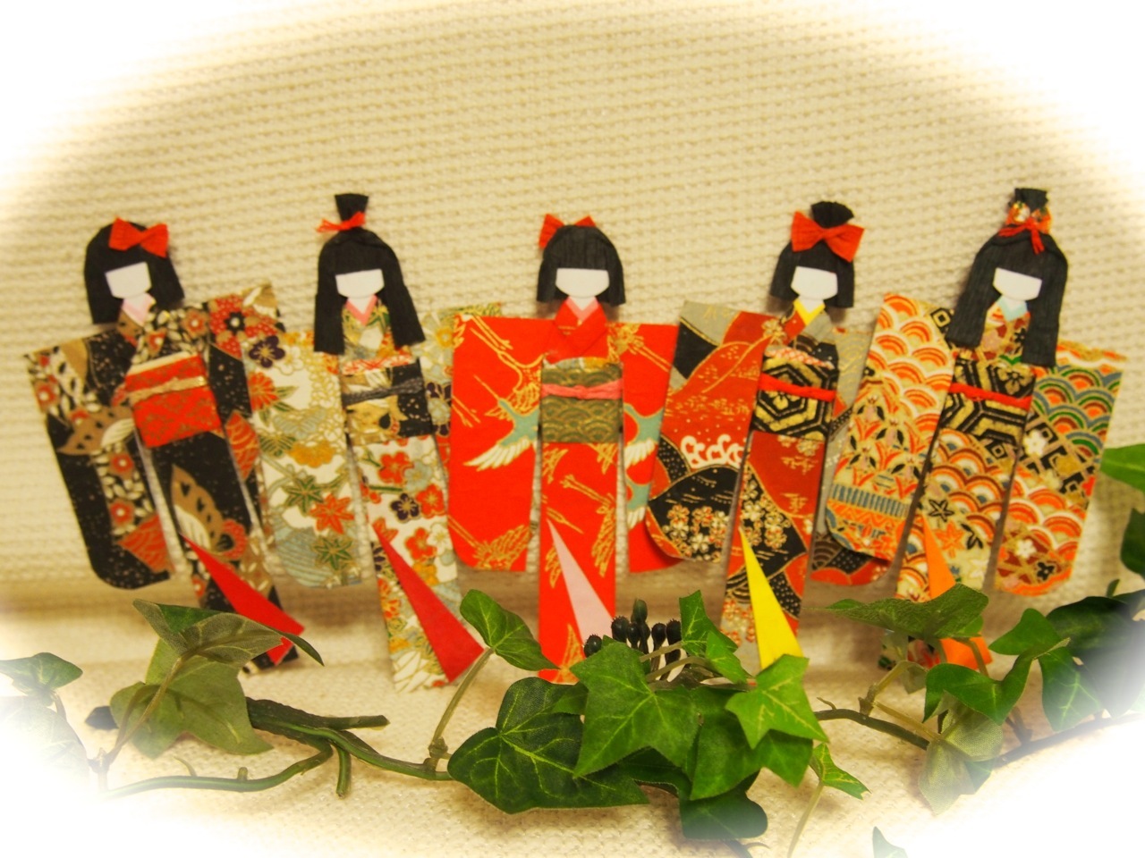 姉様人形 和紙製しおり5点 布と木と革fhmo Designs エフエッチエムオーデザインズ Favorite Hand Made Original Designs 姉様人形 和紙製しおり5点 布と木と革fhmo Designs エフエッチエムオーデザインズ Favorite Hand Made Original Designs