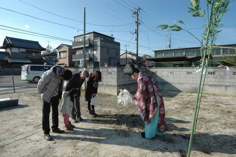 石岡の家の地鎮祭がございました。_a0059217_126017.jpg