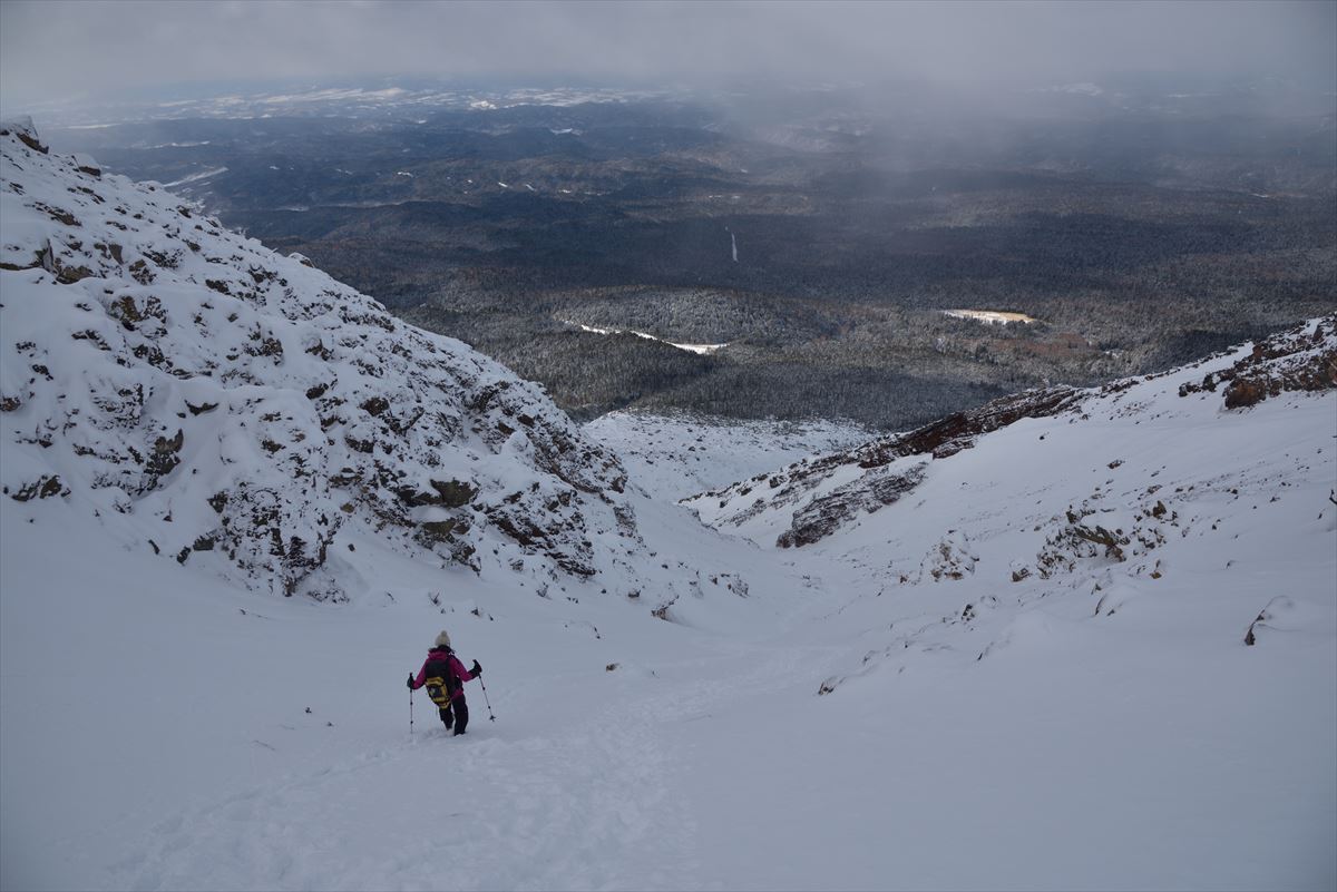 もくもくの雌阿寒岳　2016.1.17_a0145819_14501791.jpg