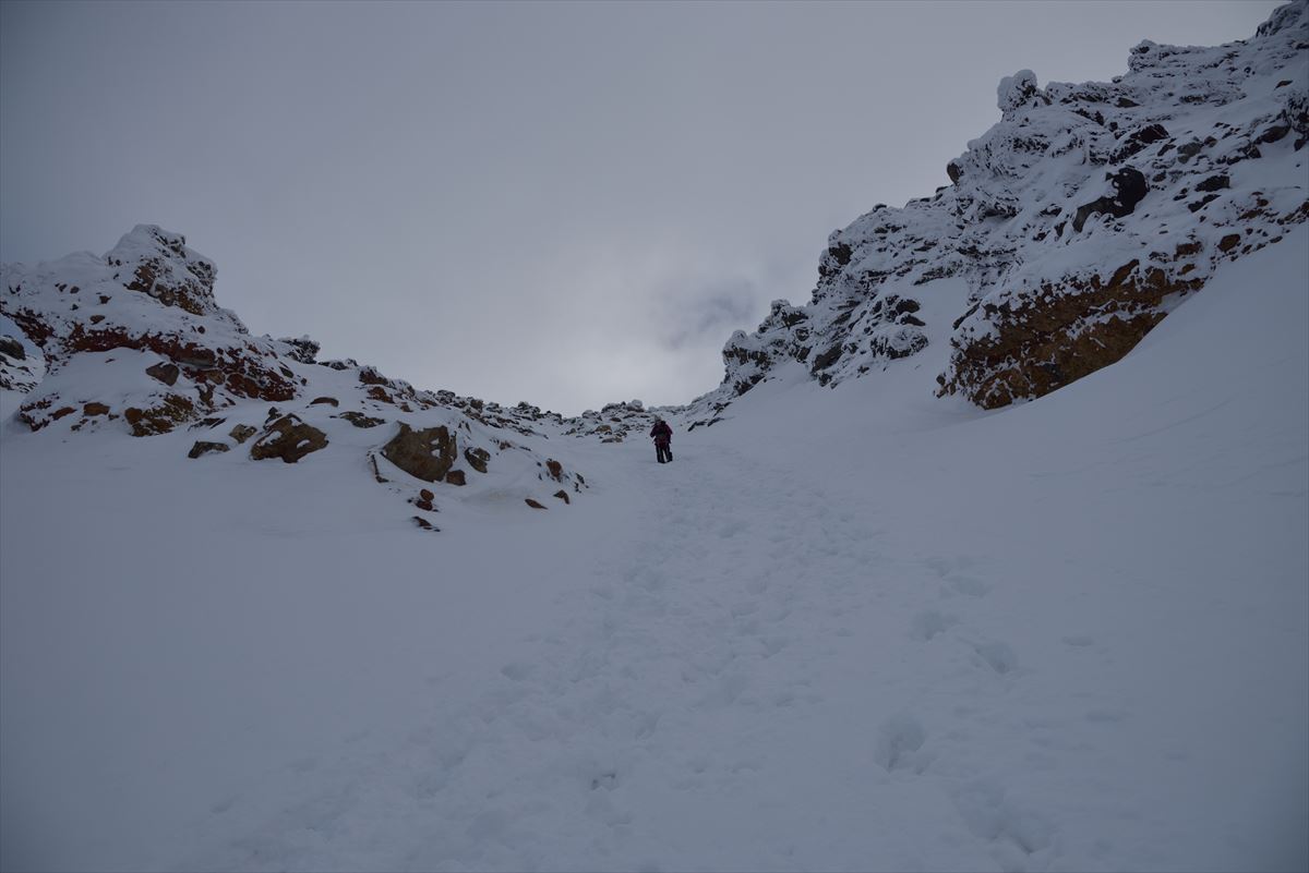 もくもくの雌阿寒岳　2016.1.17_a0145819_14505668.jpg