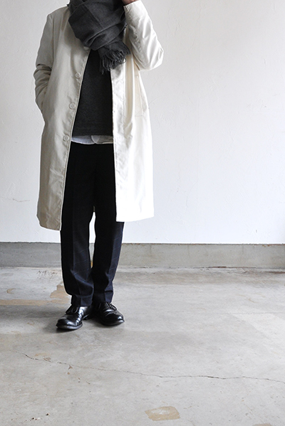 NO CONTROL AIR　C/N Weather Cloth Coat (Resin White)_d0120442_10535938.jpg