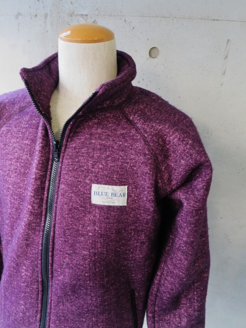 BLUE BEAR (MADE IN USA) ･･･ RECYCLE Fleece ZIP JACKET！★！_d0152280_17484611.jpg