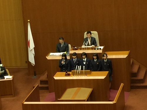 第１回やまぐち高校生県議会が開催されました。_c0104626_22453833.jpg
