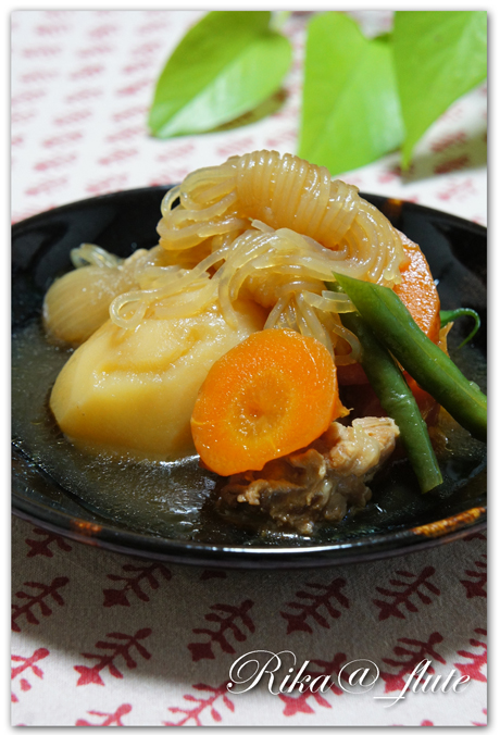 圧力鍋であっという間の鶏肉じゃが_c0103827_2010244.jpg