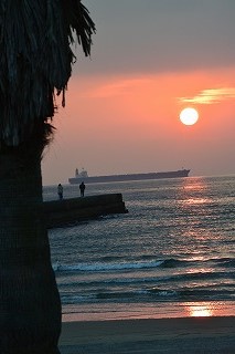 伊良湖岬の日の出と美浜海岸の夕日_e0275976_2235259.jpg