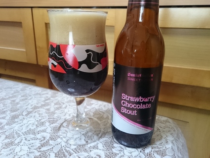 1/20夜勤明けのビールVol.259 サンクトガーレン ストロベリー・チョコレート・スタウト 330ml_b0042308_17541848.jpg
