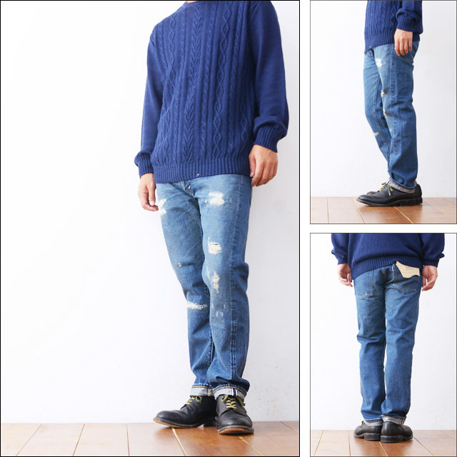 orslow [オアスロウ]IVY FIT DENIM 107 / DAMAGE [01-0107-198