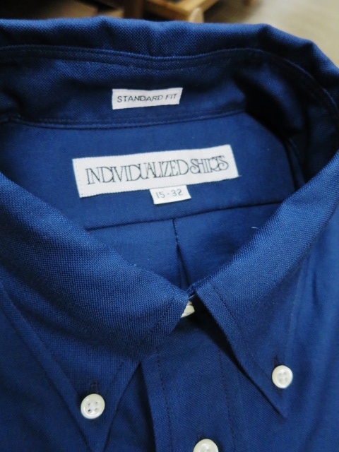 INDIVIDUALIZED SHIRTS ・・・ NAVY Oxford B/D SHIRTS (NEW)!★!_d0152280_5391913.jpg
