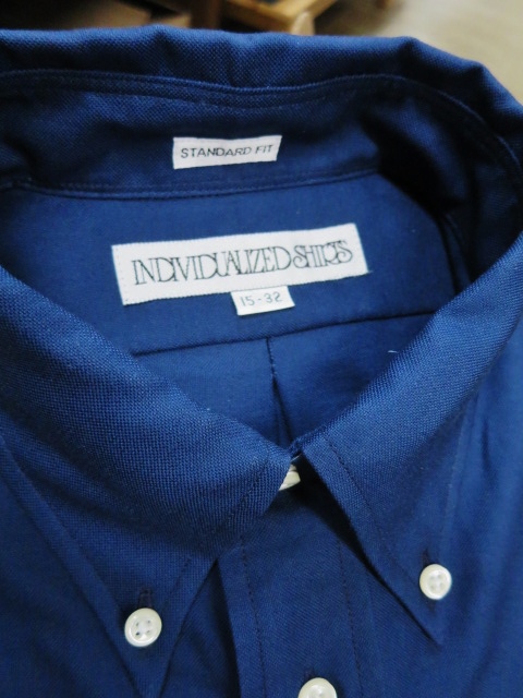 INDIVIDUALIZED SHIRTS ･･･ NAVY Oxford B/D SHIRTS (NEW)！★！_d0152280_5391913.jpg