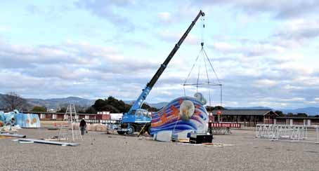 「大立山まつり」山車の準備作業始まる_a0100742_8281982.jpg