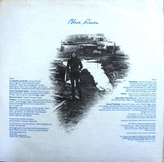 Eric Andersen その1 Blue River : アナログレコード巡礼の旅