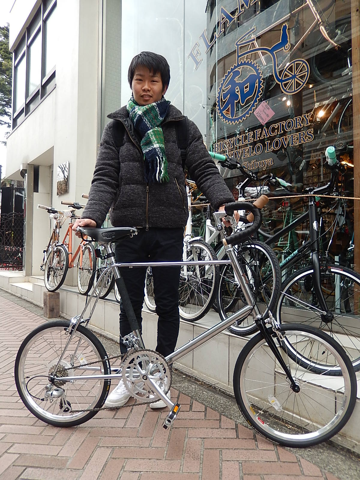 1月23日 渋谷 原宿 の自転車屋 FLAME bike前です_e0188759_16313893.jpg