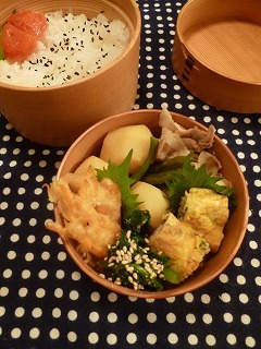 luncn box 和さんぽのお惣菜と♪_a0165160_22092463.jpg