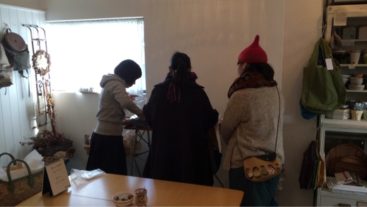 本日のoneday cafe。_a0164280_12162863.jpg