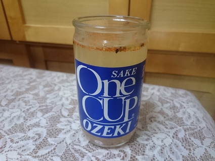 1/23夜勤明け 一正おでん+紀文牛すじ+ワンカップ大関上撰_b0042308_2128652.jpg