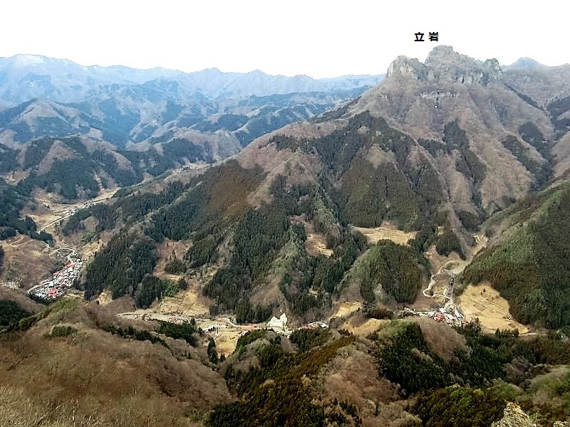 南牧村 大屋山で西上州のジオラマをみませんか Mount Ōya in