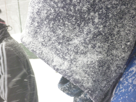 今日の練習は雪合戦!_d0010630_15445470.jpg