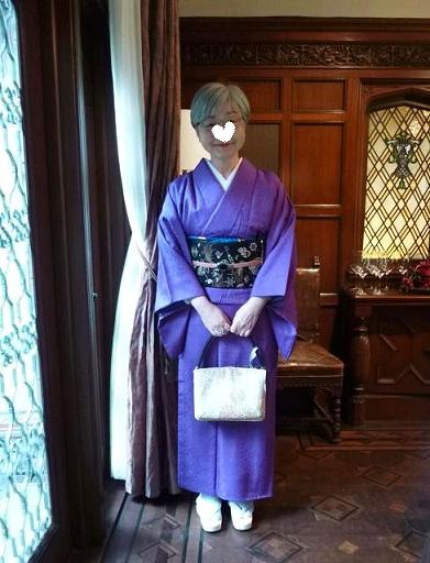 きもので新年会・綺麗な色無地に宝尽くしの帯。_f0181251_17363415.jpg