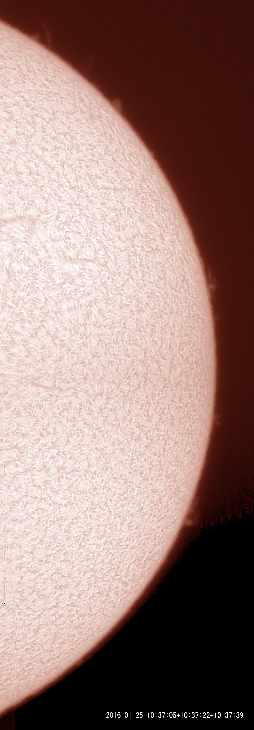 1月25日の太陽_e0174091_11424584.jpg