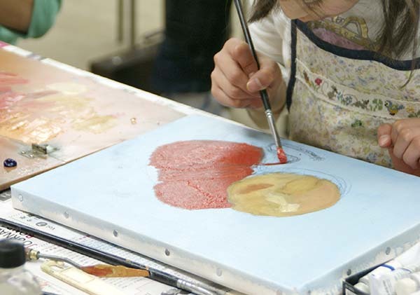 油絵 毛糸と玉ねぎ 造形ジュニアこども絵画教室ブログ 油絵 毛糸と玉ねぎ 造形ジュニアこども絵画教室ブログ