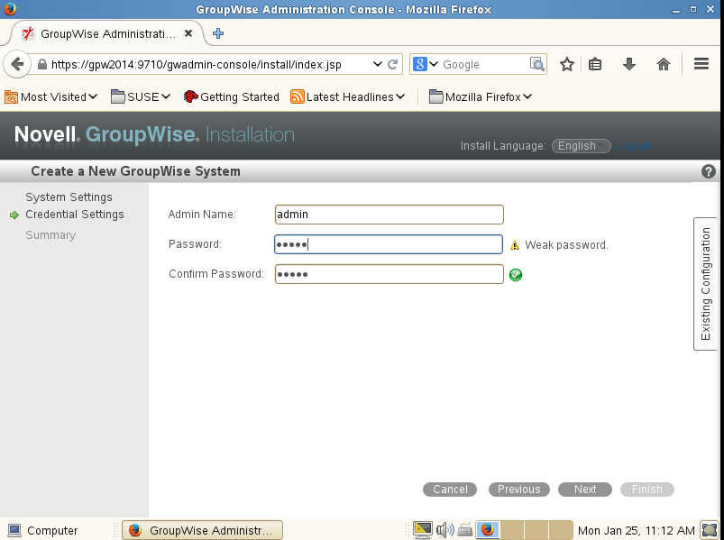 GroupWise 2014 R2 の SUSE Linux へのインストール_a0056607_14513388.jpg