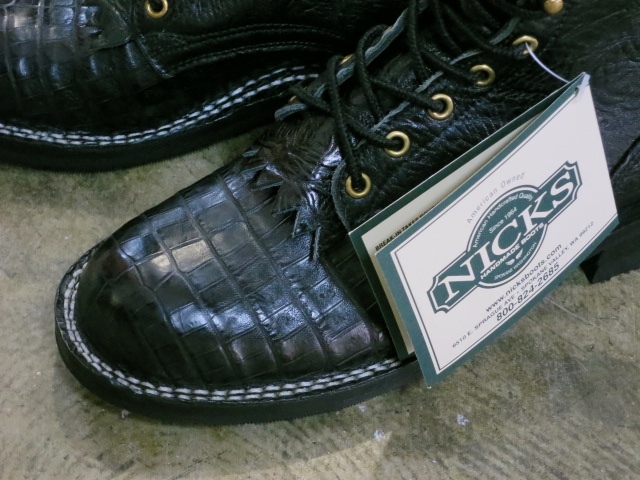 凄過ぎる贅沢なNicks Boots (別注)の御知らせと、営業曜日・変更の御知らせ。。。!★?_d0152280_14133194.jpg