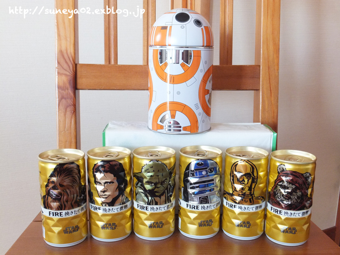 スター・ウォーズ柄缶コーヒーでお茶を濁す_d0221584_16331997.jpg