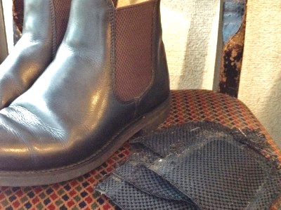 サイドゴアブーツのゴム交換 ｃｏｂｂｌｅｒ ｓ ｂｌｏｇ