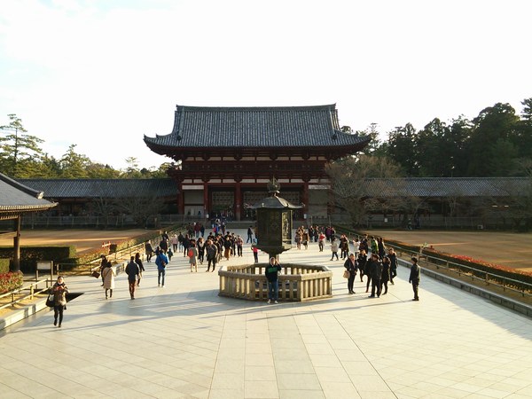 ちょこっと奈良旅＊西日に照らされた神々しい!!東大寺_f0221708_1233338.jpg