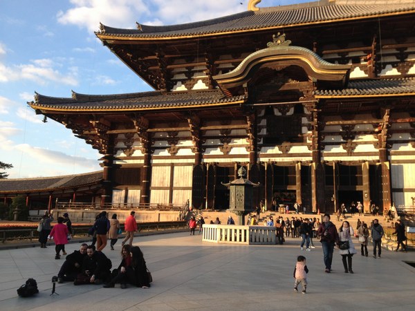 ちょこっと奈良旅＊西日に照らされた神々しい!!東大寺_f0221708_13194383.jpg