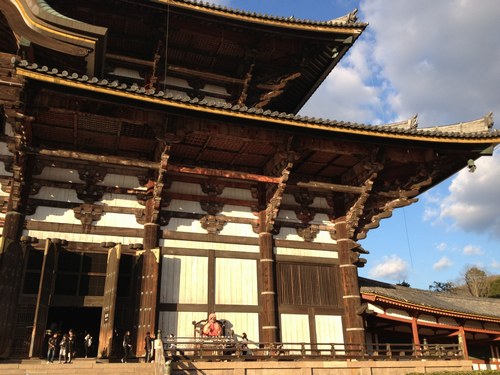 ちょこっと奈良旅＊西日に照らされた神々しい!!東大寺_f0221708_13325030.jpg