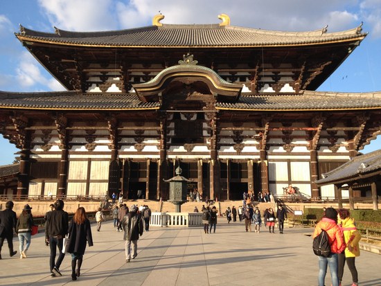 ちょこっと奈良旅＊西日に照らされた神々しい!!東大寺_f0221708_1365651.jpg