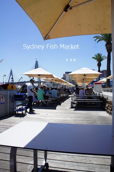 ３世代旅行＠Sydney　その①　Sydney Fish Market と Cafe Sydney_e0187710_1344153.jpg