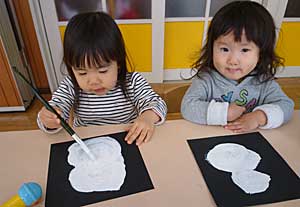 雪だるまつくろ~♪_e0325335_118024.jpg