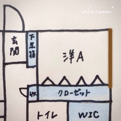 こだわった壁紙* レディースルーム_a0341288_17245992.jpg