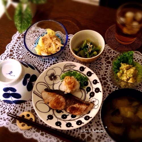 トイレ公開!と昨日の晩ごはんは鰤の照り焼き!_a0341288_17265047.jpg