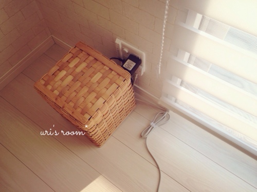 2015* 初投稿です(´∀`) リビングの隅に謎のカゴ。_a0341288_17270083.jpg