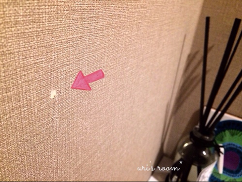 入居2ヶ月足らずで壁紙が傷ついた件(´Д⊂グスン_a0341288_17271553.jpg