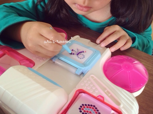 子供が作ったシールにほっこり(´∀`)それからベランダピクニック!_a0341288_17280154.jpg
