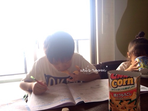 uri家、夏休み最終日2015。_a0341288_17284369.jpg