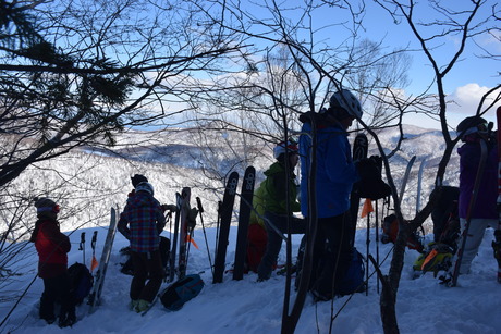 2016年1月23日札幌国際スキー場に近い白井岳支尾根の山を滑る_c0242406_16392294.jpg