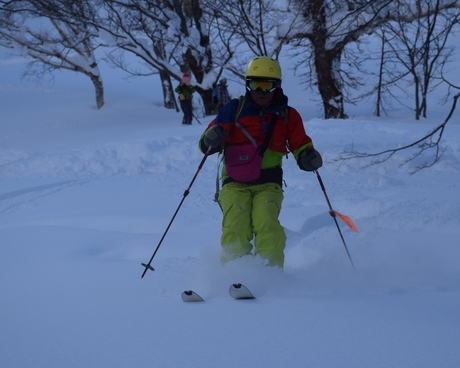 2016年1月23日札幌国際スキー場に近い白井岳支尾根の山を滑る_c0242406_17263739.jpg