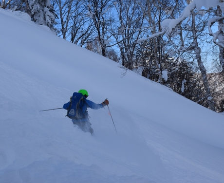 2016年1月23日札幌国際スキー場に近い白井岳支尾根の山を滑る_c0242406_17645.jpg