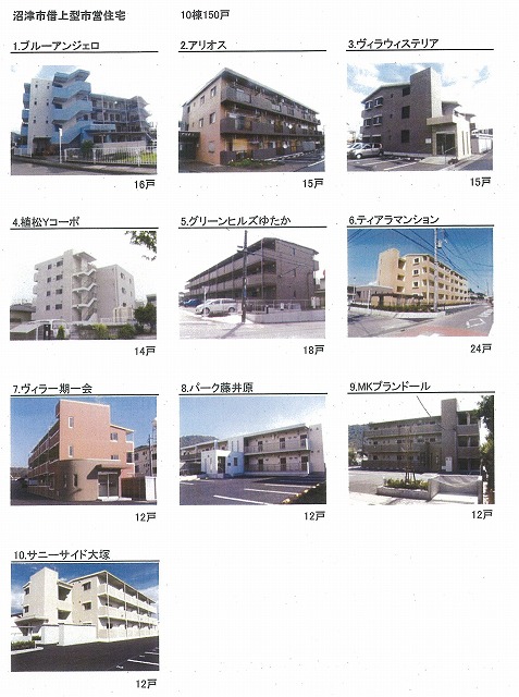 富士市でも検討が必要 建設水道委員会で沼津市の「市営住宅への民間活力導入」を視察_f0141310_821464.jpg