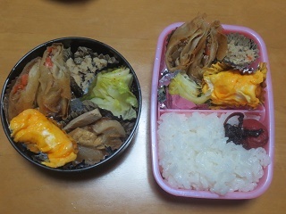 1月25日~27日のお弁当_f0248616_15103551.jpg