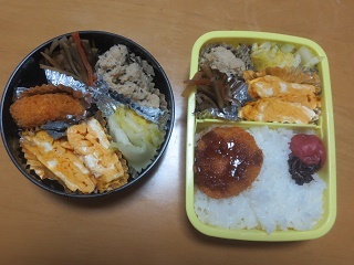 1月25日~27日のお弁当_f0248616_15104751.jpg