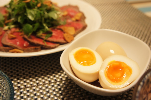 【牛たたきのポン酢マリネ&味玉】_f0215714_17305494.jpg
