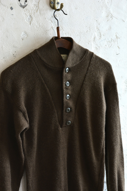USA army henley neck knit_f0226051_13580107.jpg