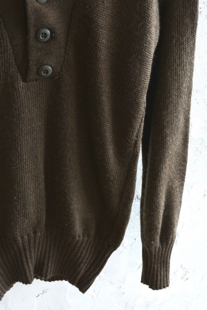 USA army henley neck knit_f0226051_13592783.jpg