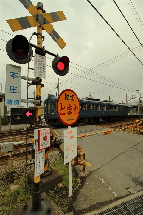 本庄踏切 今日も丹後鉄道